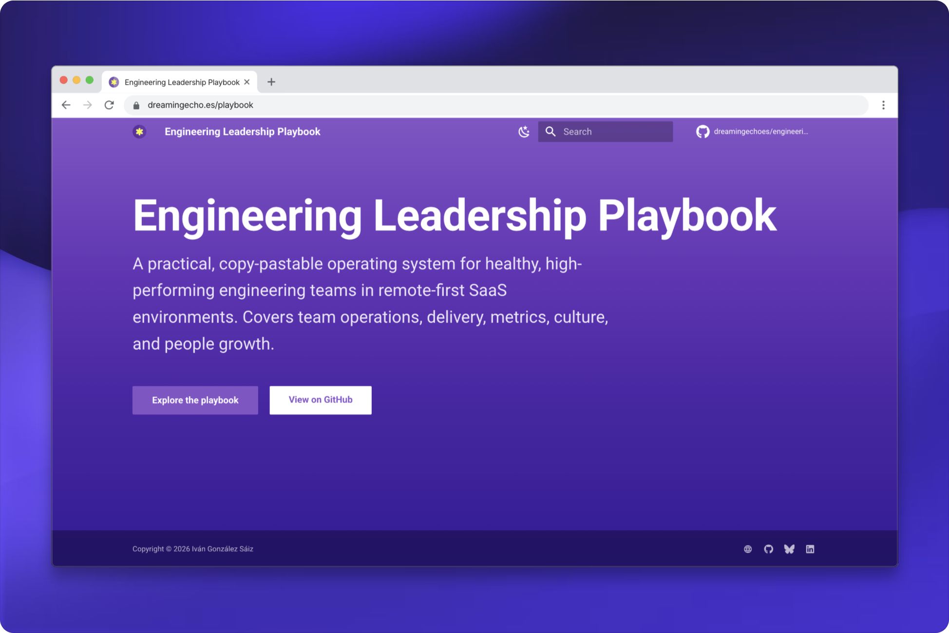 Engineering Leadership Playbook